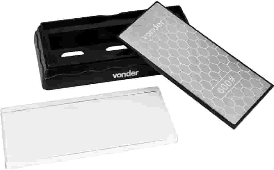 Vonder, Pedra Para Afiar Diamantada, Base De 7", Dupla Face, G 600/1200.