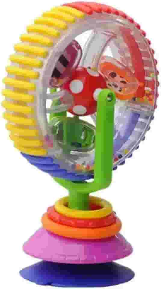 Roda Gigante Sensorial com Ventosa para Bebês – Brinquedo Interativo para Bebês Estimulante e Seguro