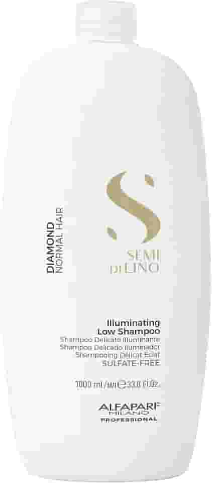 Alfaparf Milano Semi Di Lino Diamond Shampoo - Mais brilho e maciez - Sem sulfato – Para todos os tipos de cabelos - Seguro em cabelos coloridos - Sem parabenos e parafina - Qualidade profissional de salão 1L