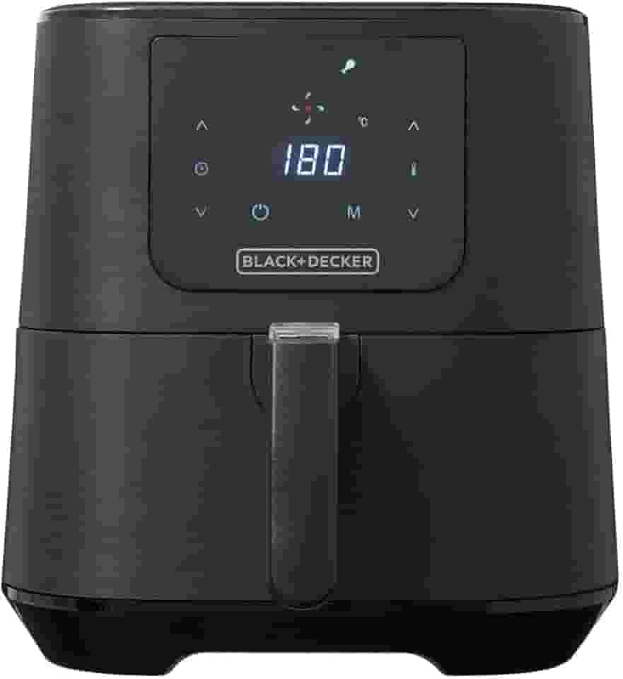 Black Decker Air Fryer, Fritadeira Elétrica Digital, sem Óleo, com Capacidade de 7L Modelo AFD7Q, 220V