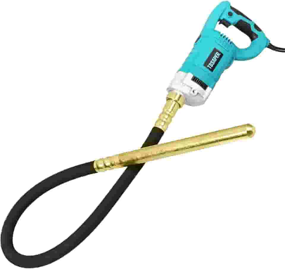 Vibrador de concreto 1600w com mangote de 2,50 metros Tssaper (220, Volts)