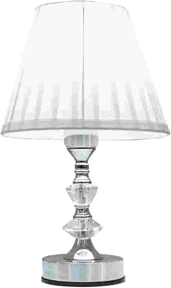 Abajur de Mesa Cristal Cupula Abajur Para Quarto 3 Níveis de Intensidade Toque na Base (220)