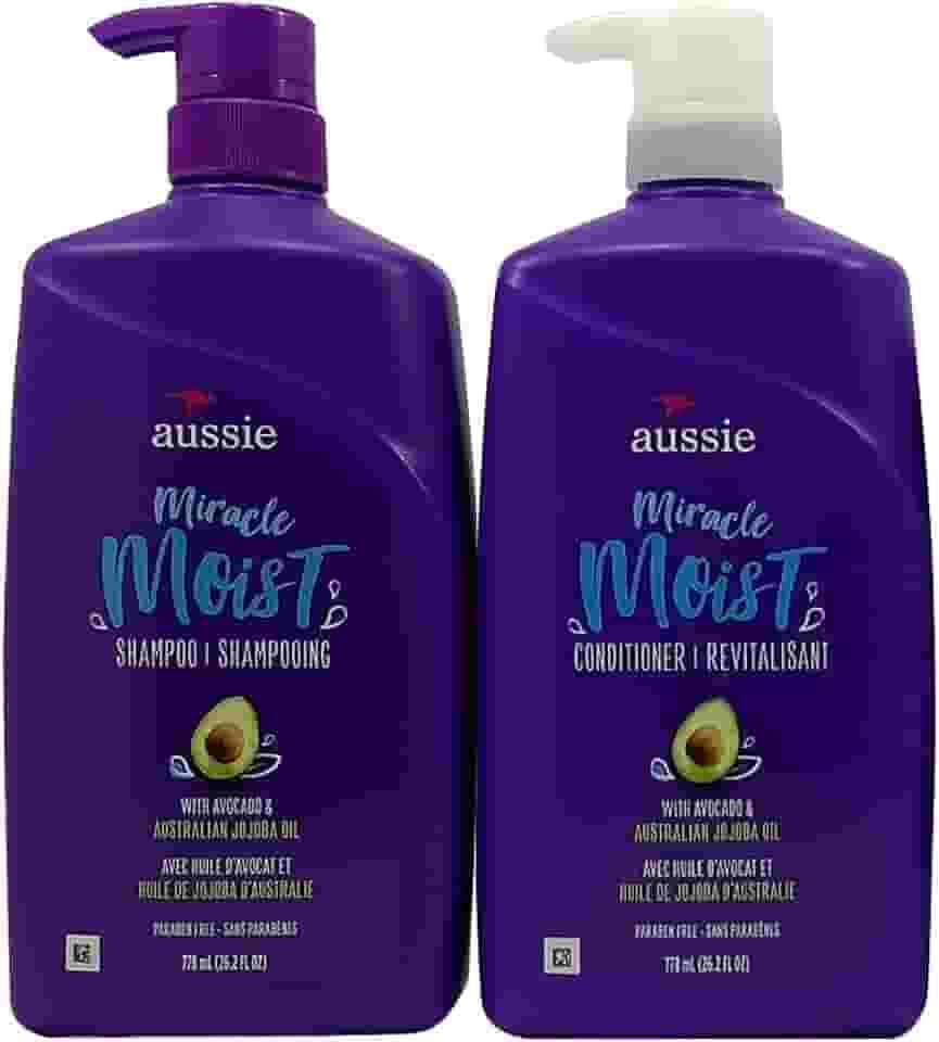 Aussie Moist Shampoo + Cond Abacate E Óleo De Jojoba 778ml
