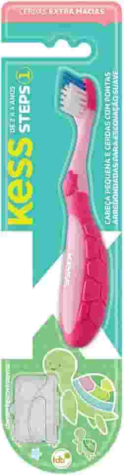 Kess Escova Dentes Steps 1 Azul/Rosa