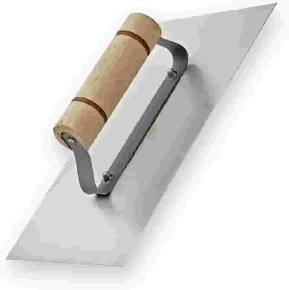 Desempenadeira Lisa Aço Cabo Madeira Alvenaria 230mm X110mm