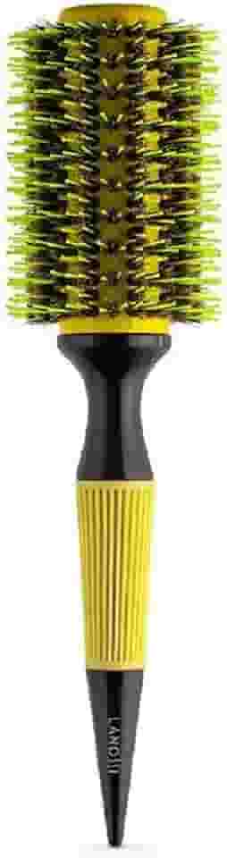 Escova Alisadora Térmica de 33mm, Modelo Ceramic Yellow, Cor Amarelo, Lanossi Beauty & Care.