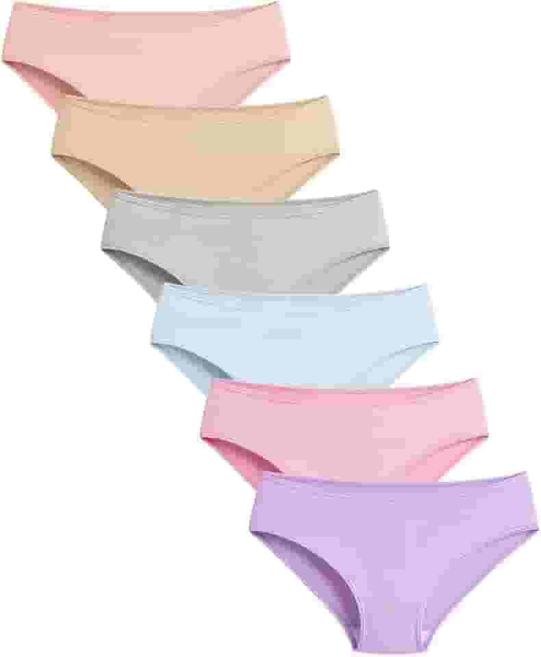 Calcinha Infantil Lisa Kit 6 Peças Premium DCP Kids