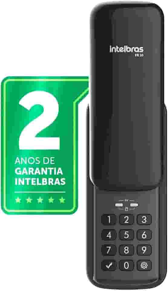 Fechadura Digital Para Uso Interno e Externo FR 10 Preto Intelbras