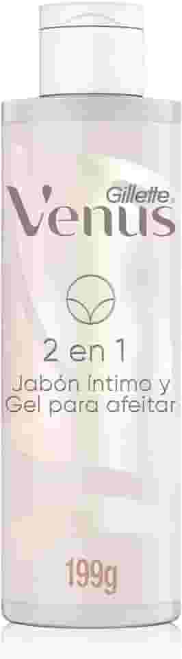 Gillette Venus para Área Íntima, Sabonete Íntimo e Gel para Depilar 2 em 1, 190mL