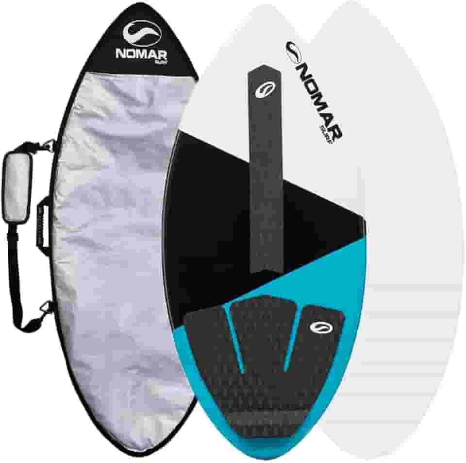 Prancha de Skimboard Iniciante 1,10 Tricolor + Capa