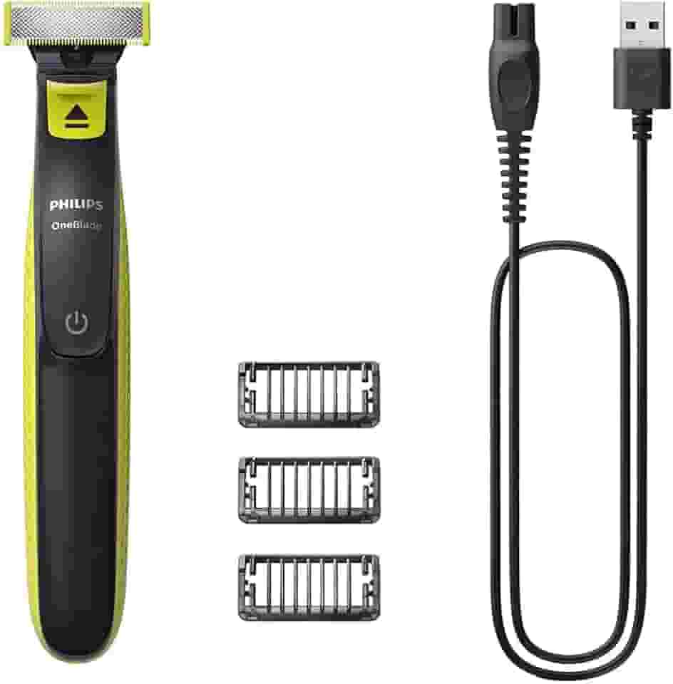 Aparador e Raspador de Pelos Philips OneBlade com 3 Pentes QP2724/10 À prova d'água - Bivolt