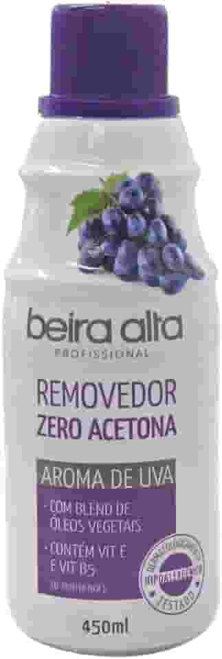 Beira Alta Removedor De Esmalte Zero Acetona 450ml Aromatiz Uva