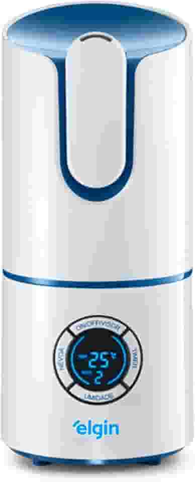 Umidificador de Ar Elgin Digital Inteligente, 2,5 Litros Branco e Azul Bivolt