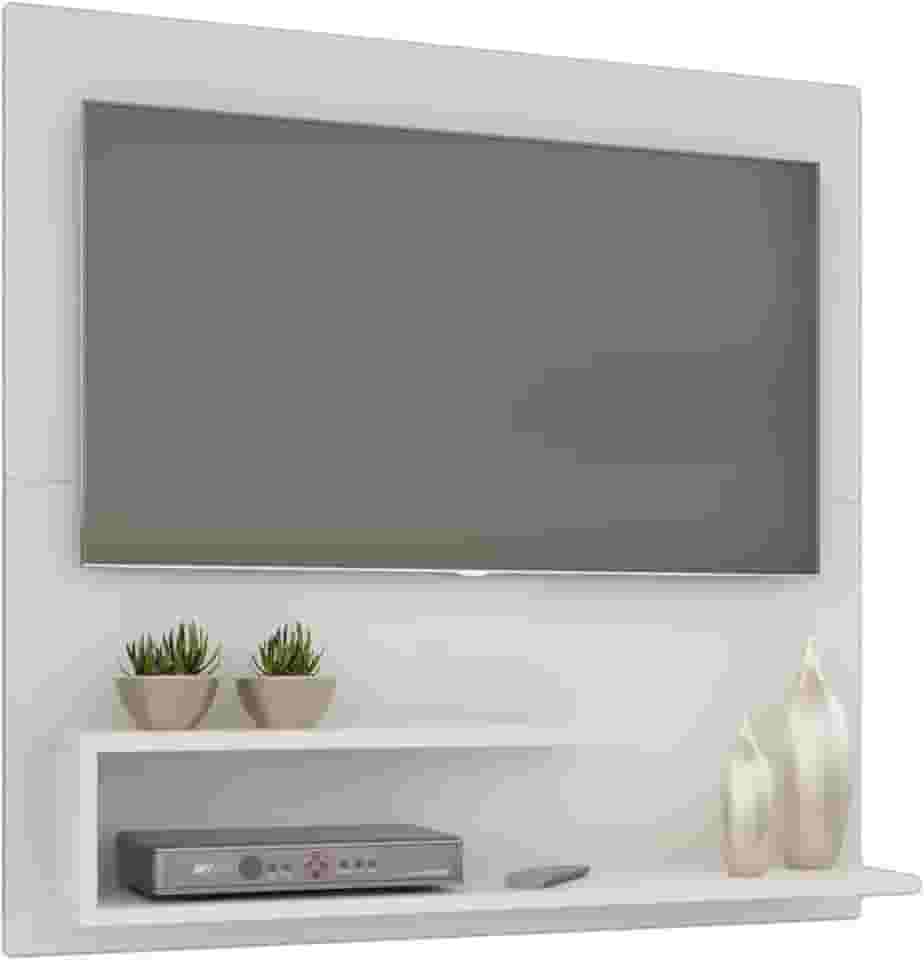 Painel Estante para Tv Home Oralndo Smart 32 Polegadas Nicho Sala Quarto (Branco)