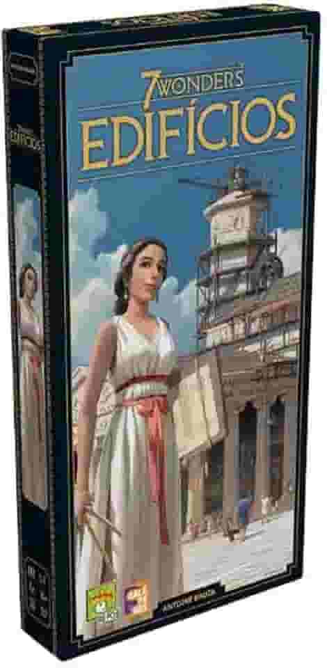 Galápagos, 7 Wonders (2ª Edição) Edifícios (Expansão), Jogo de Tabuleiro para Amigos, 3 a 7 jogadores, 30 minutos por partida