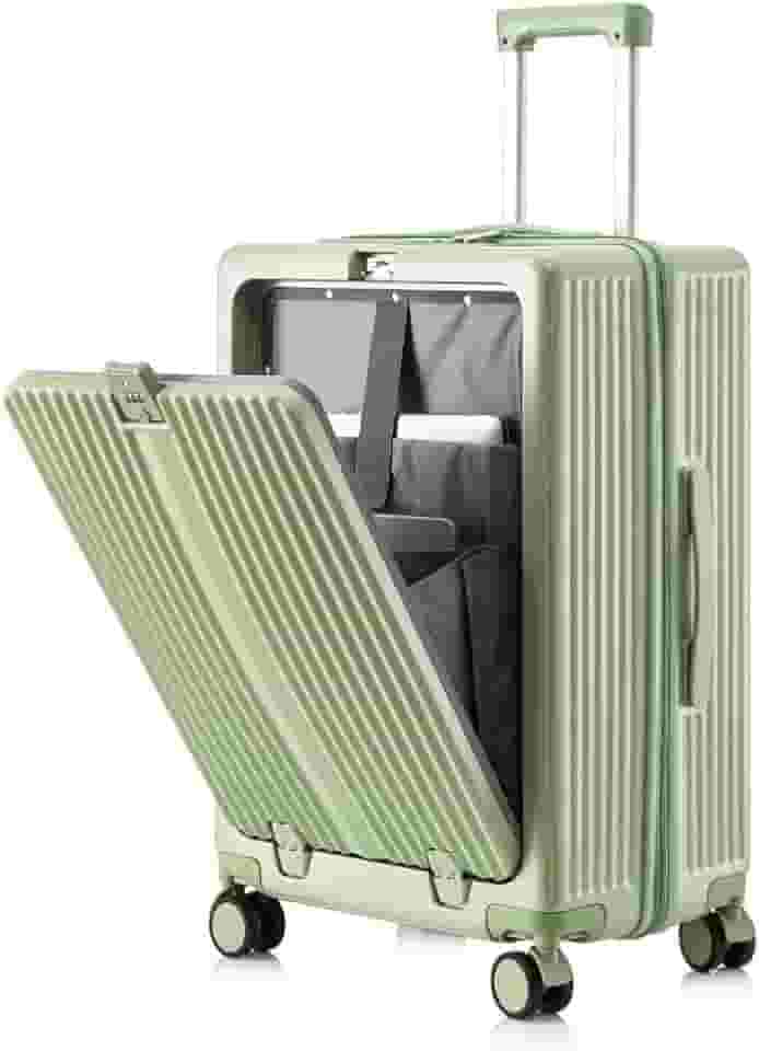Mala De Viagem 10kg Rodas 360° Mala De Bordo (VERDE)