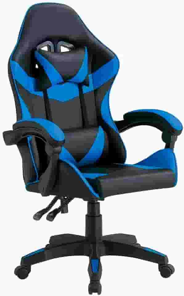 Cadeira Gamer Escritório Reclinável Ergonômica Giratória com Rodinhas X-On - Azul