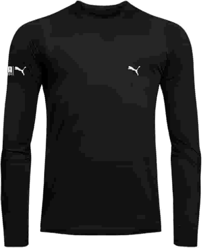 Camiseta Térmica Puma Manga Longa Segunda Pele Masculina Academia Proteção UV 50+ Fio LYCRA®