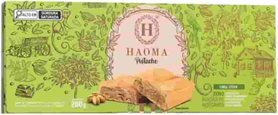 Barra Pistache 200g | Linha Stevia - Haoma