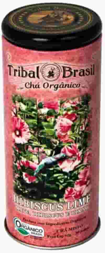 Chá Hibiscos Lime Orgânico- Lata - 30 Sachês - 60g