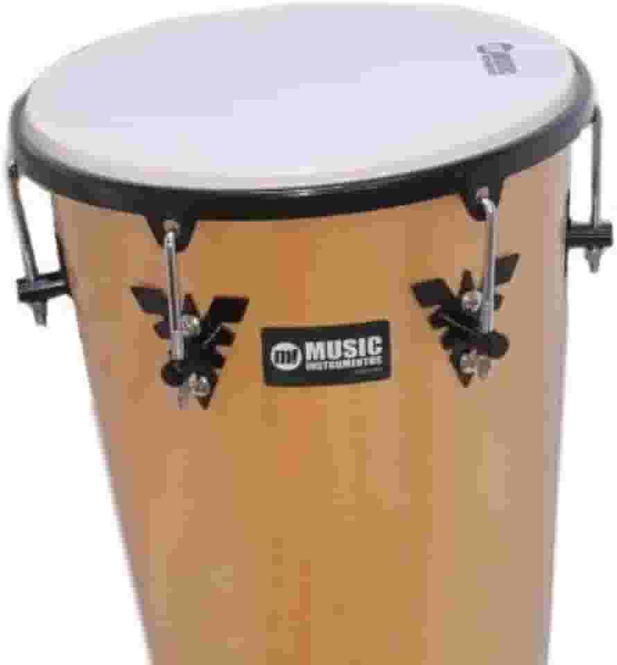 Timba Music Phx 50 Cm X 11 Pol Madeira Pele Dupla Napa Nylon