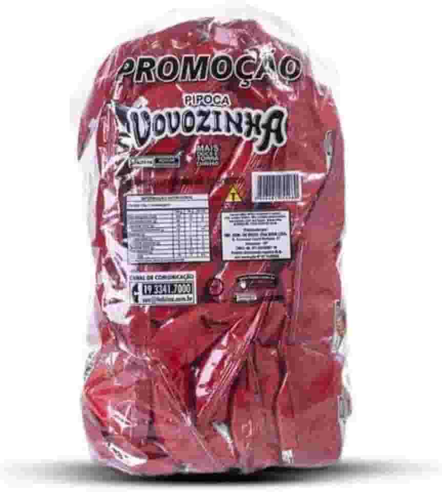 Fabitos Vovozinho Pipoca Doce, Sabor Tradicional, Pacote com 50 Unidades, 13g Cada