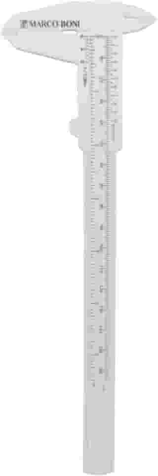 Paquímetro para Sobrancelhas, 1885, Marco Boni, Branco, 1 Unidade, Marco Boni
