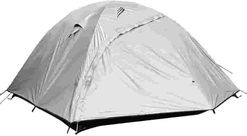 NTK, Barraca para acampamento com avance estruturado fechado Modelo Onix com capacidade para 6 pessoas. Coluna d’água 2.000mm. Modelo Iglu com sobreteto completo. Cinza e Preto