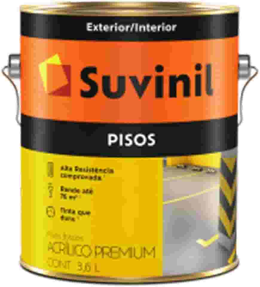 Tinta para piso 3.6L - Cinza - 53419957, Suvinil Tintas