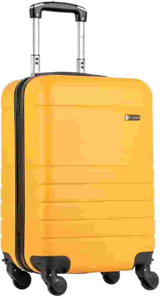 Mala de Viagem Bordo com Rodas 360º Essencial 2 - Amarelo - Sestini