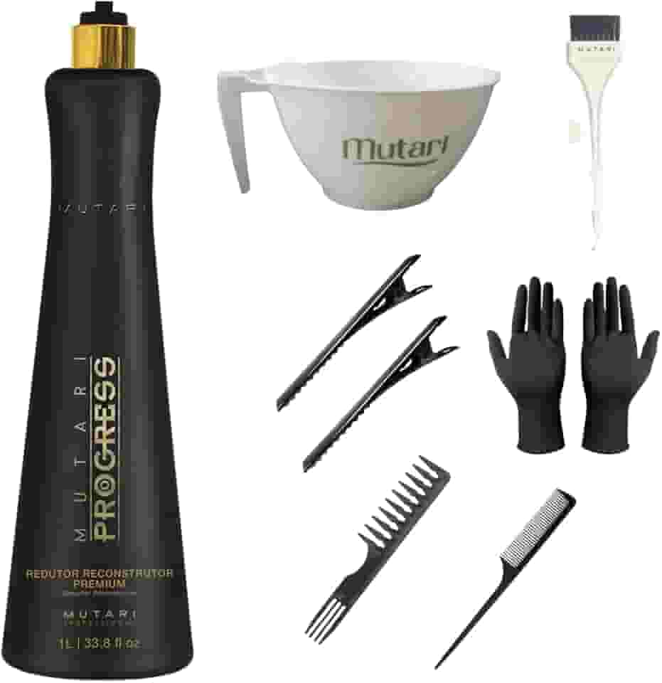 Selagem Progressiva Sem Formol Mutari Progress 1L - Alisamento e Tratamento Completo