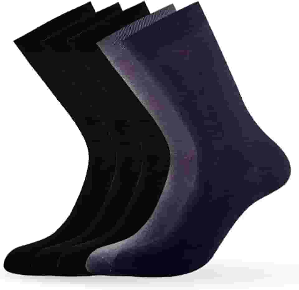 Kit 6 Pares Meia Social Cano Longo Masculino Confortável