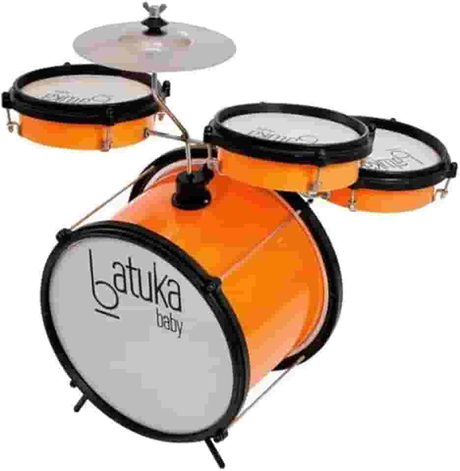Bateria Baby Laranja - Bumbo 10", Tom E Caixa 06" Corpo De Abs