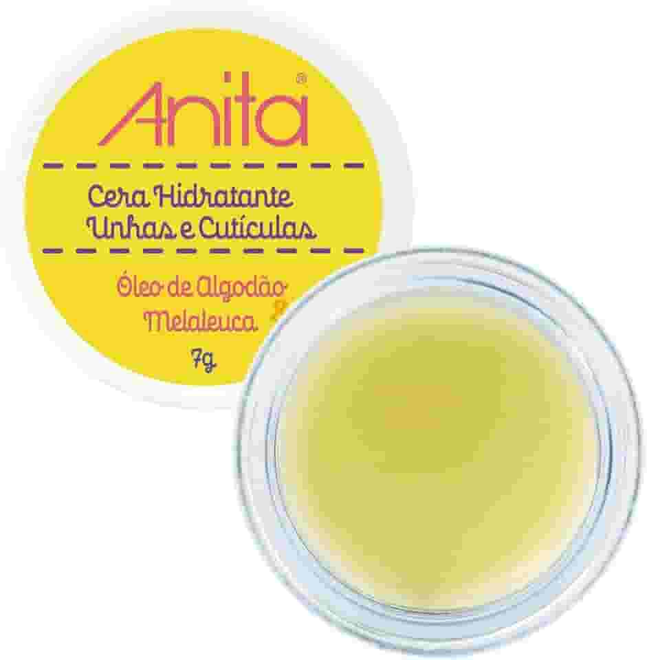 Anita - Cera Hidr Unhas E Cuticulas Anita 7G Oleo De Algodao/Melaleuca