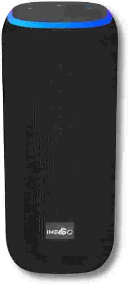 Caixa de Som Bluetooth Imenso X81: 60W, Bluetooth 5.3, TWS, IPX6, até 12h de bateria, luzes RGB personalizáveis - Preto