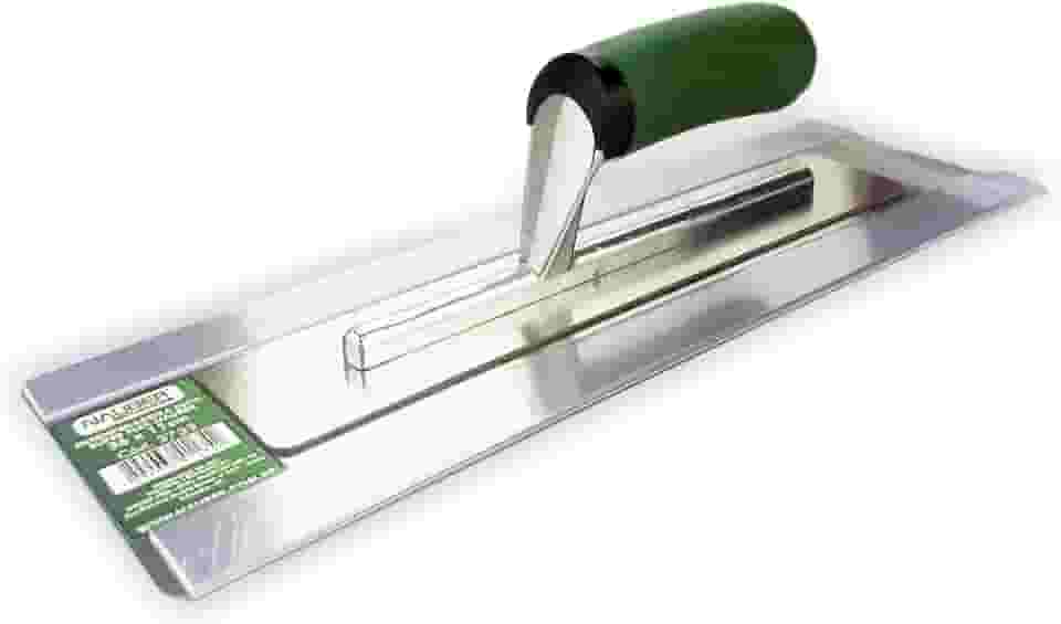 Desempenadeira Inox Super Flex Nauber 36x11cm Para Massa Corrida Cimento Queimado Original