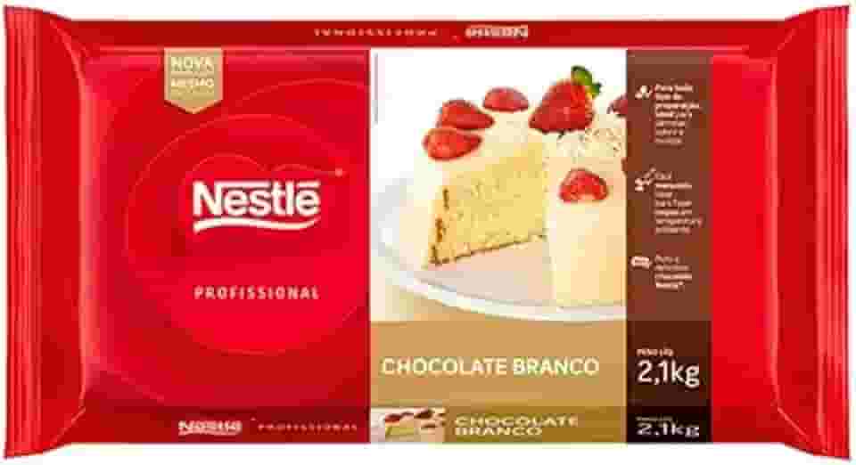 Barra de Chocolate Branco NESTLɮ 2,1kg
