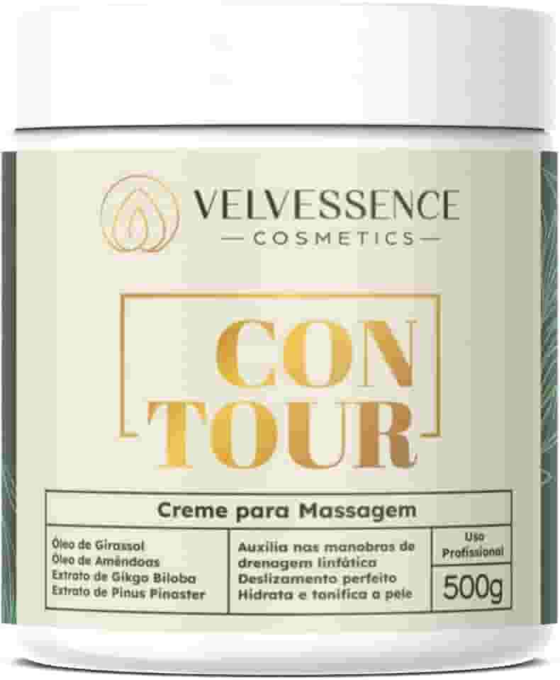Creme Corporal Profissional para Massagem e Drenagem Linfática – Textura Leve, Ação Hidratante, Tonificante e Relaxante – Ideal para Uso Estético ou Autocuidado Diário
