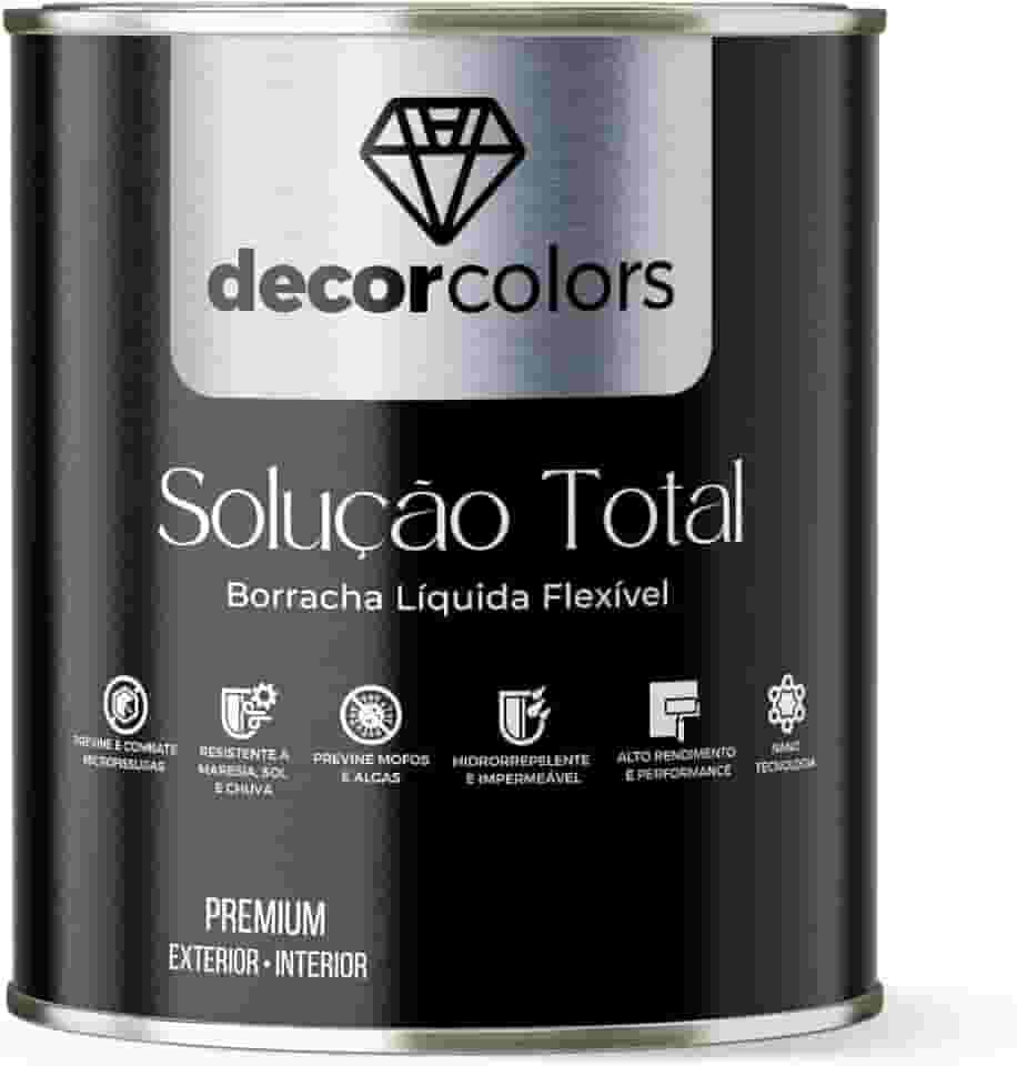 DECOR COLORS Tinta Borracha Líquida Solução Total 4,3kg (Telha)
