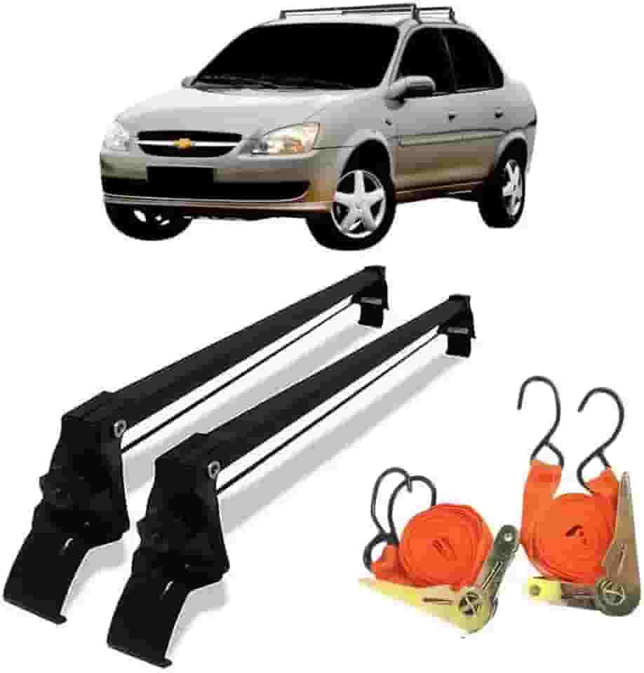 Rack de Teto Corsa Hatch Classic 4 Portas + 2 Cintas Catraca - VHIP