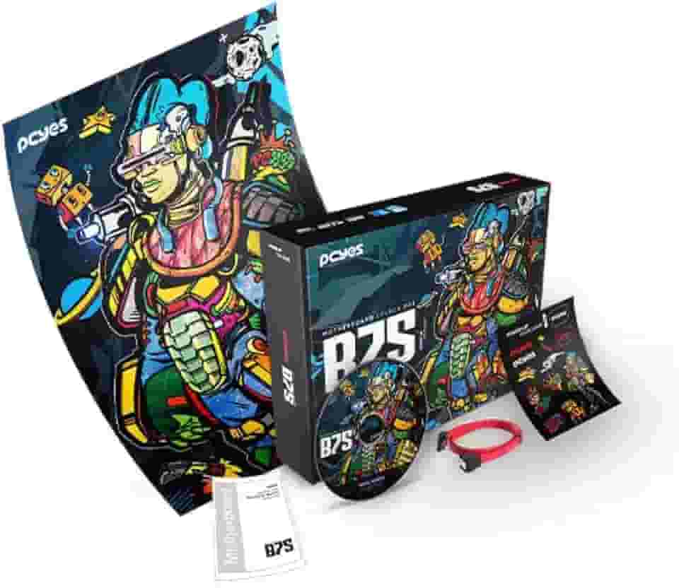 Placa Mãe Pcyes B75 Intel 1155- DDR3 Matx- M.2 Nvme-Hdmi/Vga