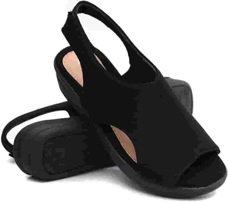 Sandália Anabela Ortopédica Feminina Para Joanete E Esporão