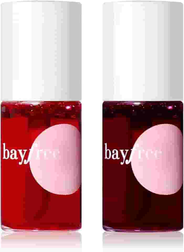 bayfree Lip Tint Stain Set, Korean Water Tint Lightweight Non-sticky, Waterproof Long Lasting Liquid Blush & Lip Stain, Transfer-Proof, Matte Finish Lip Color Makeup