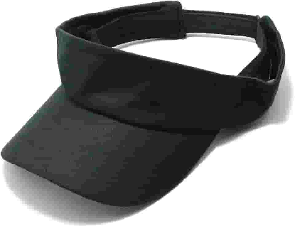 Viseira Praia Esportiva Corrida Ao Ar Livre Ajustável Cor: Preto