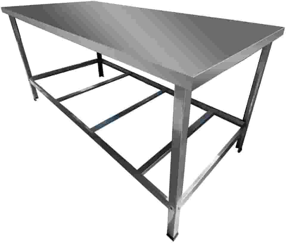 Mesa Inox Industrial Para Cozinha De Restaurante 1 Metro Sebem