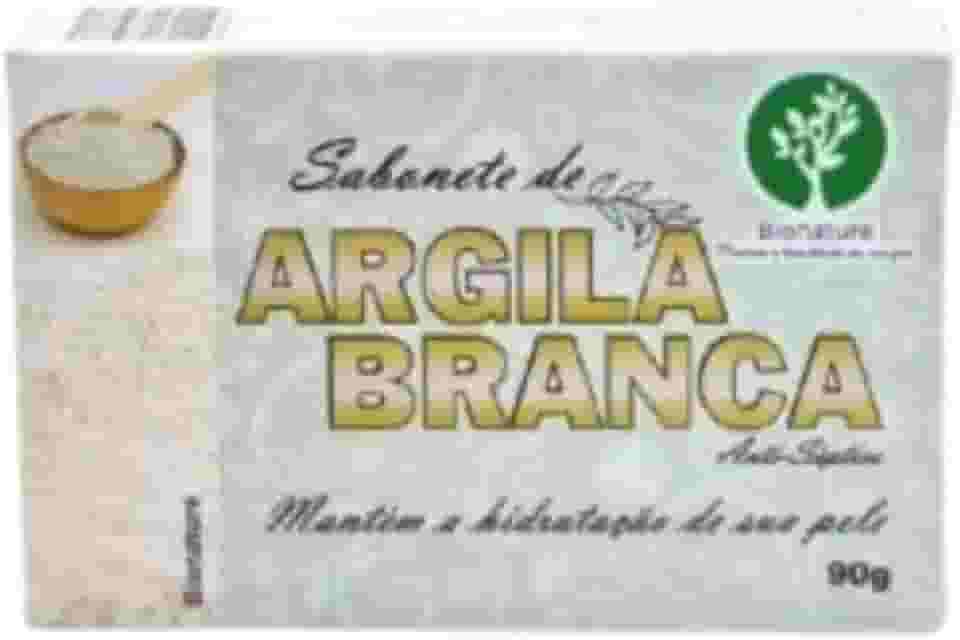 BIONATURE SABONETE BARRA ARGILA BRANCA 90G
