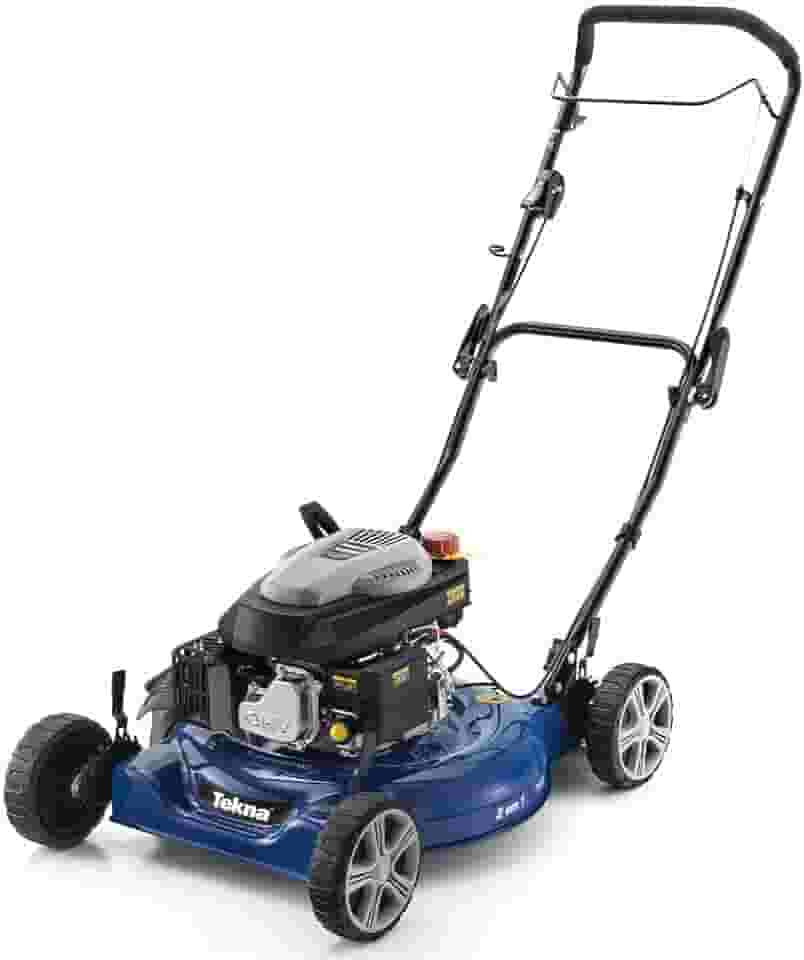 Cortador de Grama Gasolina Tekna T500G60LN | Motor OHV 4T 6HP 173cc | Corte 51cm | 5 Alturas | 2 em 1 (Saída Lateral + Reciclador) | Rodas 7” | Freio de Emergência