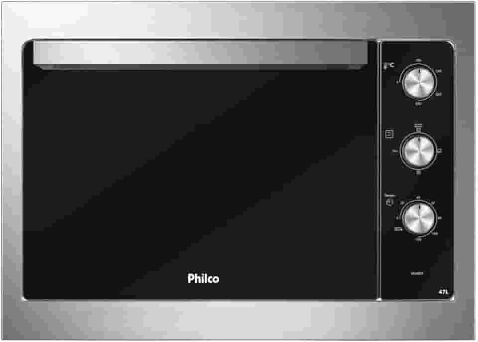 Forno Elétrico de Embutir Philco PFE47E Esmaltado Dupla Resistência 47L 127V