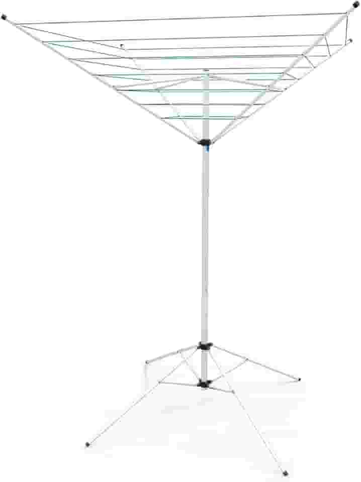 Varal De Chão Aço Carbono Retrátil Giratório Reforçado 7 Cordas Durável Varal Sul