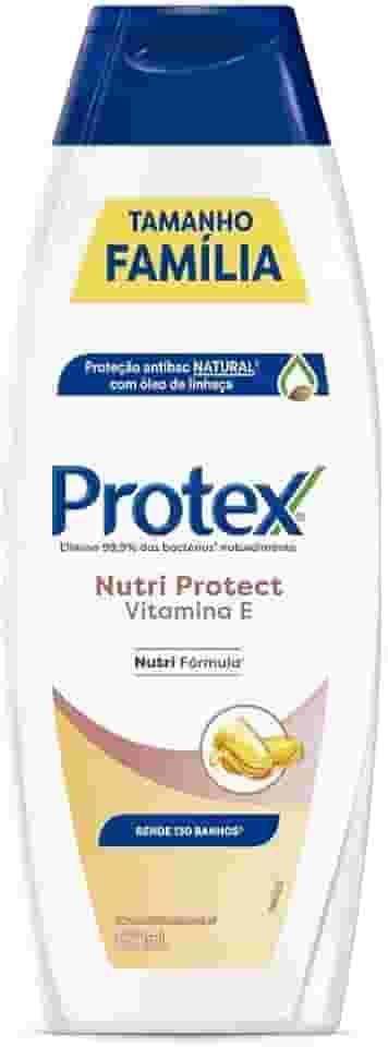 Sabonete Líquido Antibacteriano para Corpo Protex Nutri Protect Vitamina E 650ml